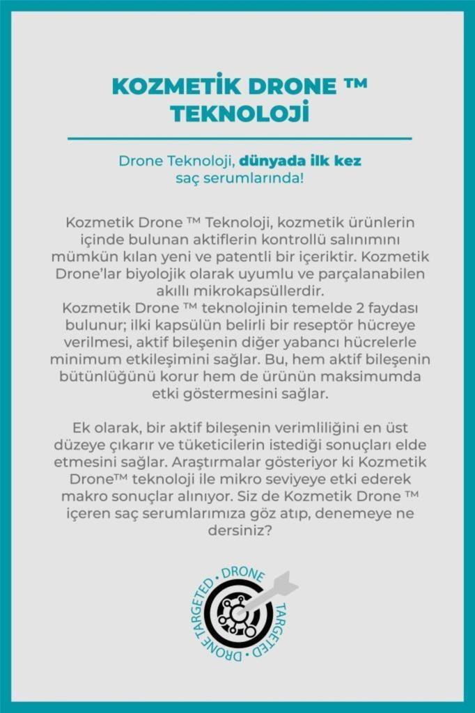 the fair. Drone-Targeted Argan Kepek Önleyici Vegan Saç Serumu 50ml