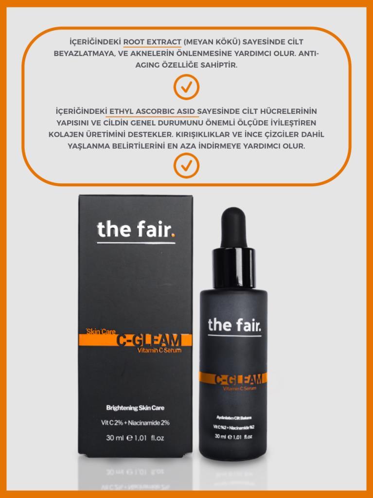 the fair. C-Gleam Vegan C Vitamini Cilt Serumu 30ml