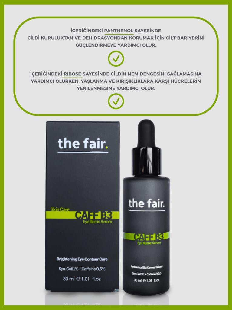 the fair. Caff-B3 Eye Illume Vegan Eye Serum Dark Circle and Anti-Wrinkle Illuminator 30 ml