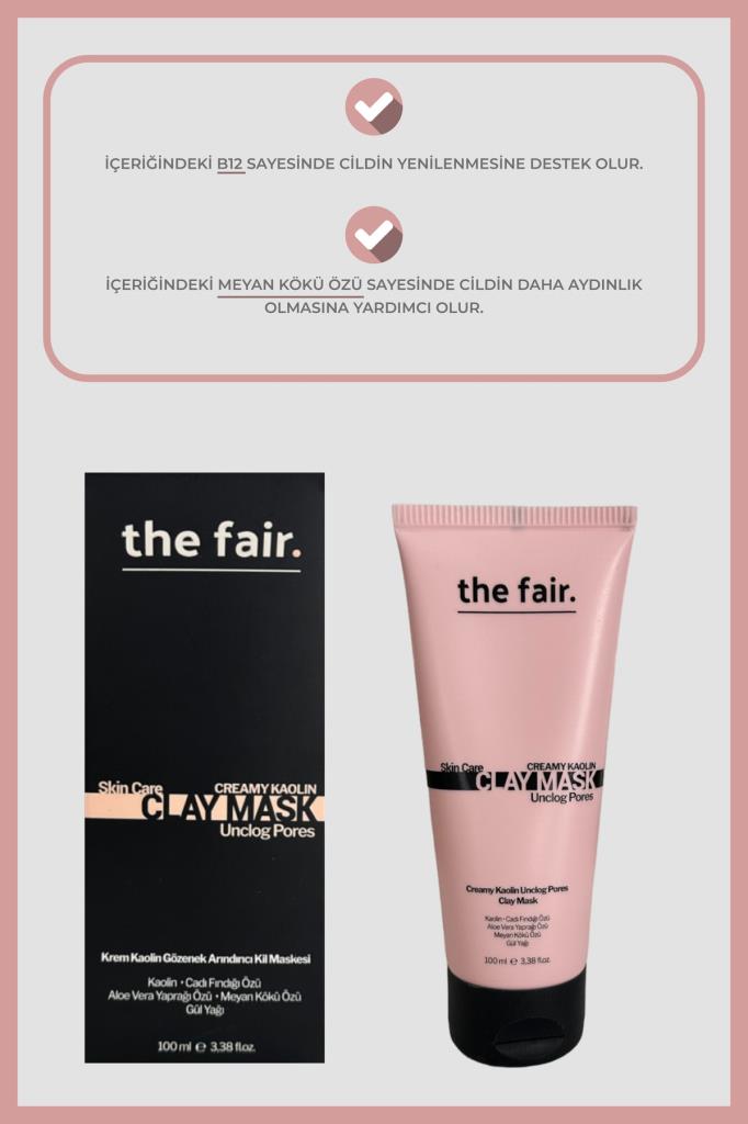 the fair. Creamy Kaolin Kil Maskesi 100ml